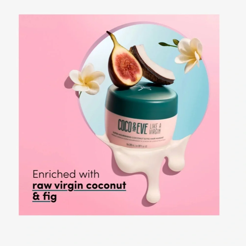 Coco & Eve Super Nourishing Coconut & Fig Hair Masque - Picture 4 of 6